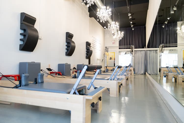 Montclair Pilates reformer area